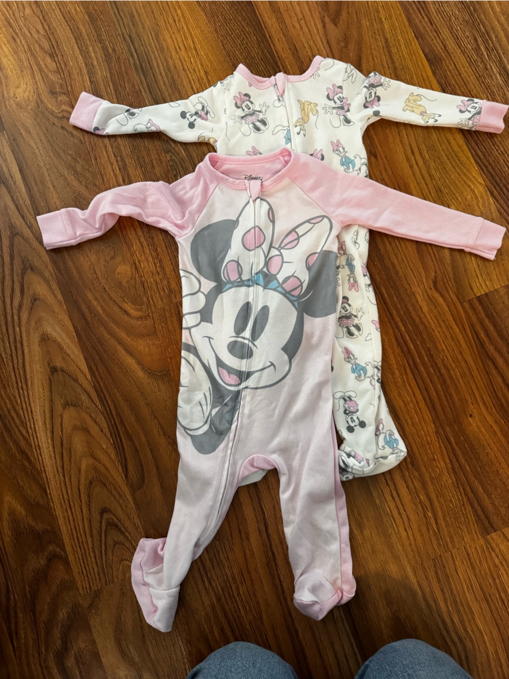 Disney Pink Minnie Mouse Footed One-Piece Pajama